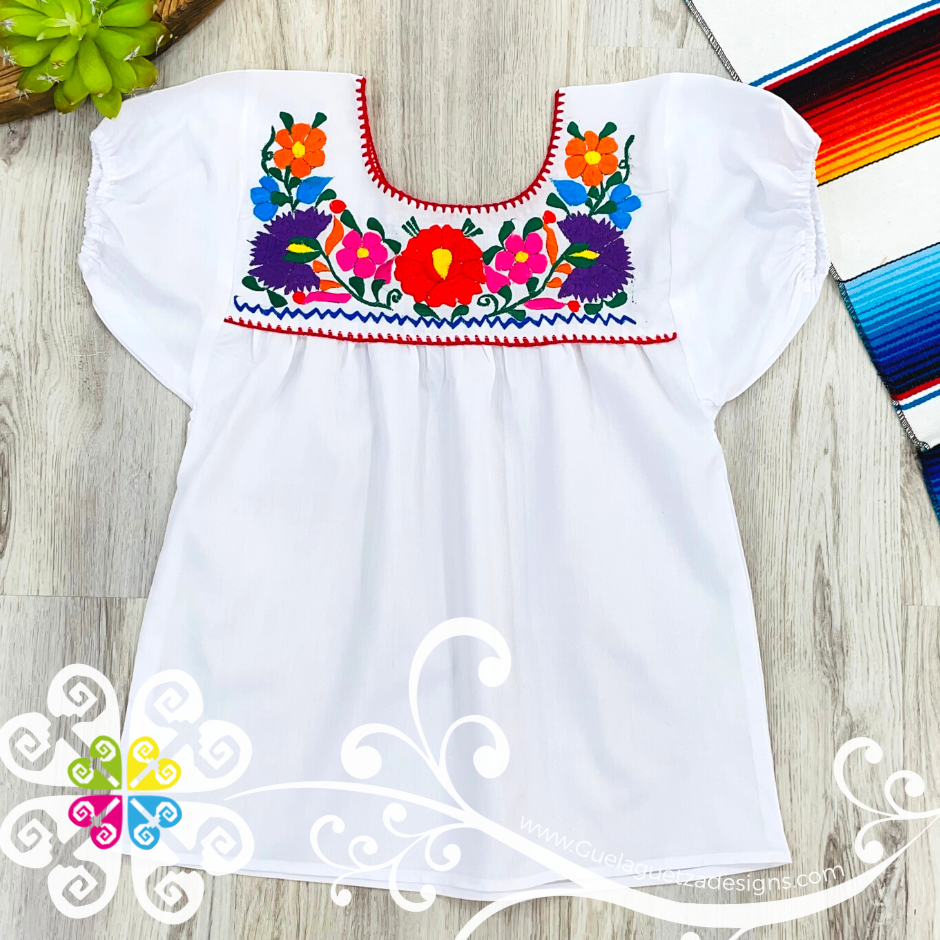 Fuchsia Primavera Girl Set - Mexican Children Outfit