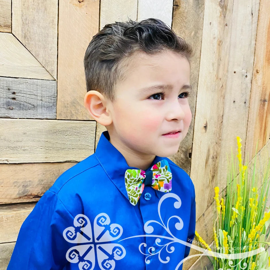 Embroider Boys Bow Tie