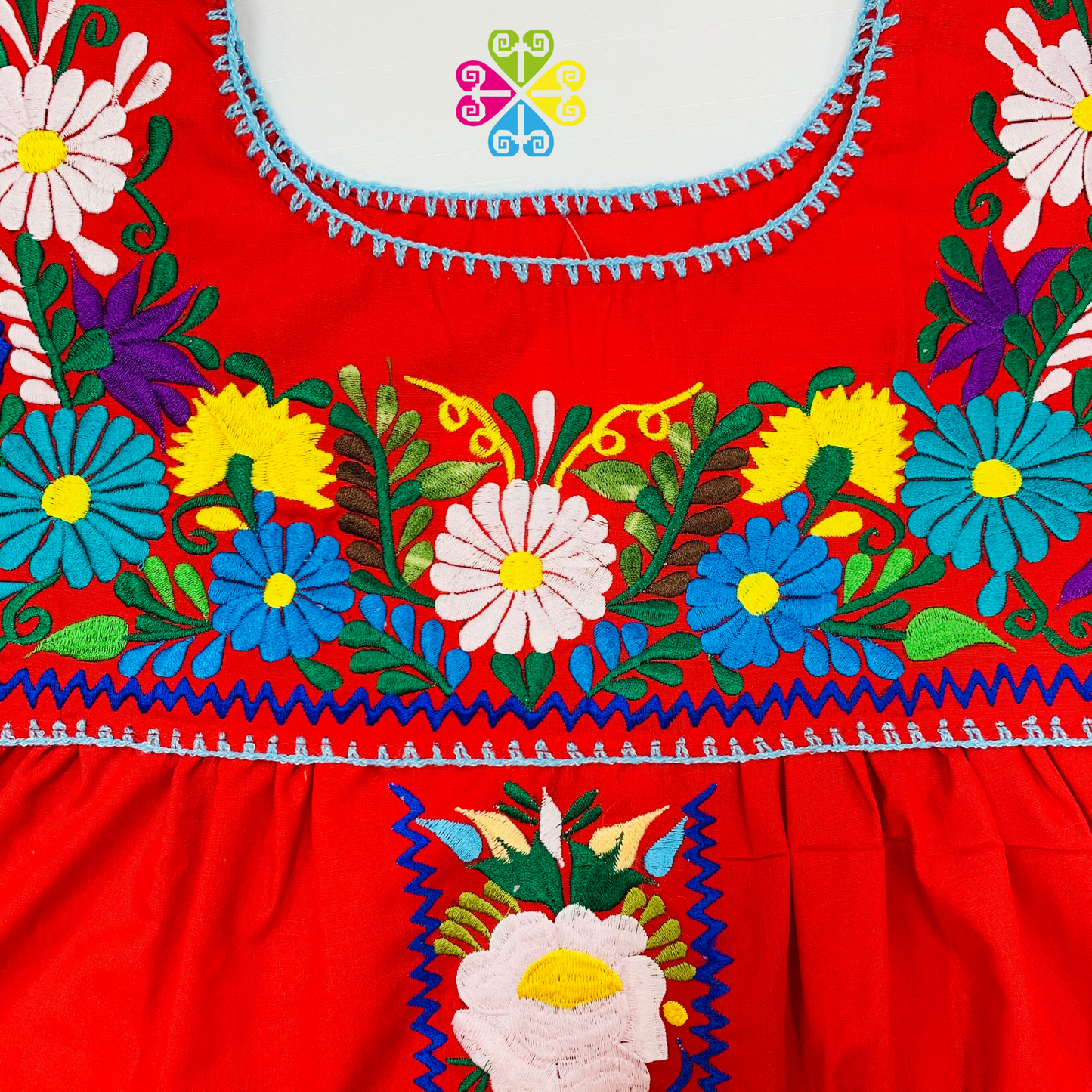 Red Vestido Tehuacan Puebla - Women Dress