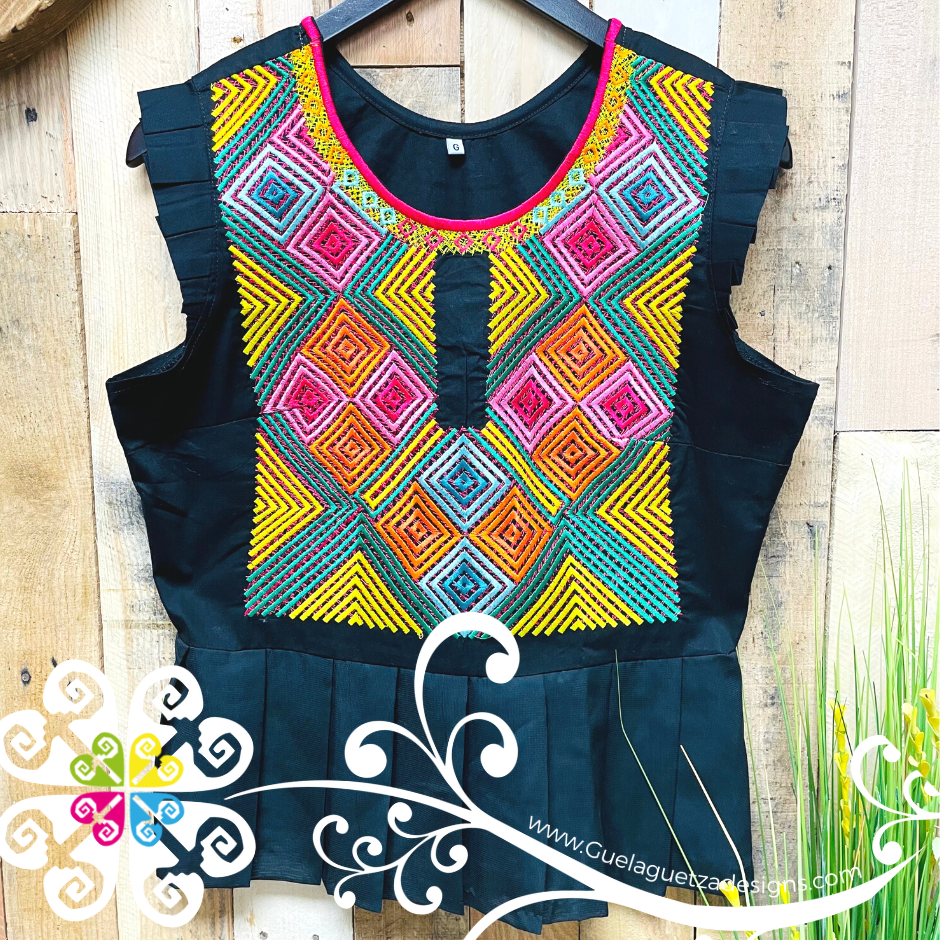 Large Tehuana Linda - Women Casual Top