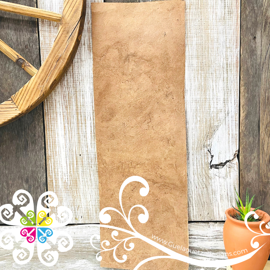 Long Medium Solid Color Fauna Designs - Amate Paintings