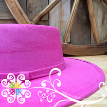 Pink Golf Orillado Velvet Hat-  Fall Hat