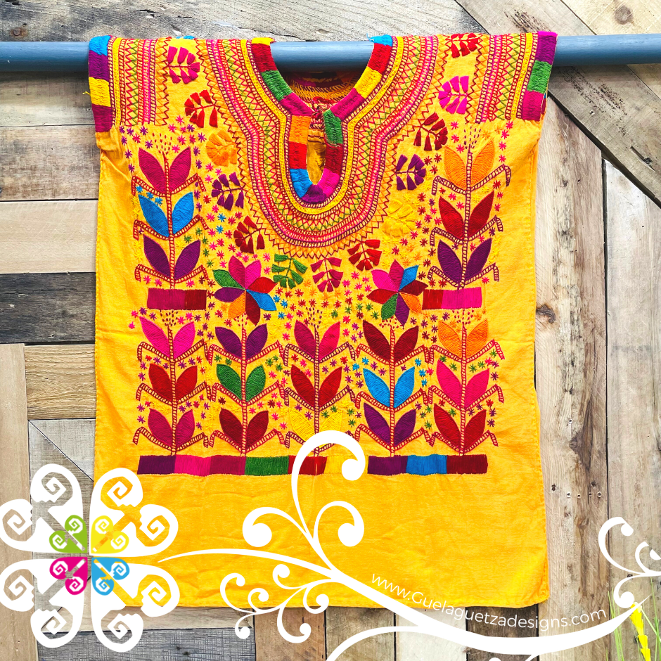 Small Milpa Embroider Top - Blusa Bordada