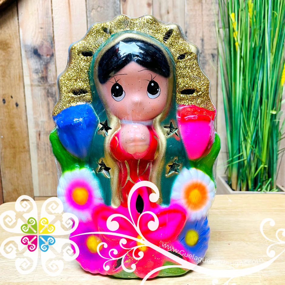 Medium Animated Virgen de Guadalupe - Lamp