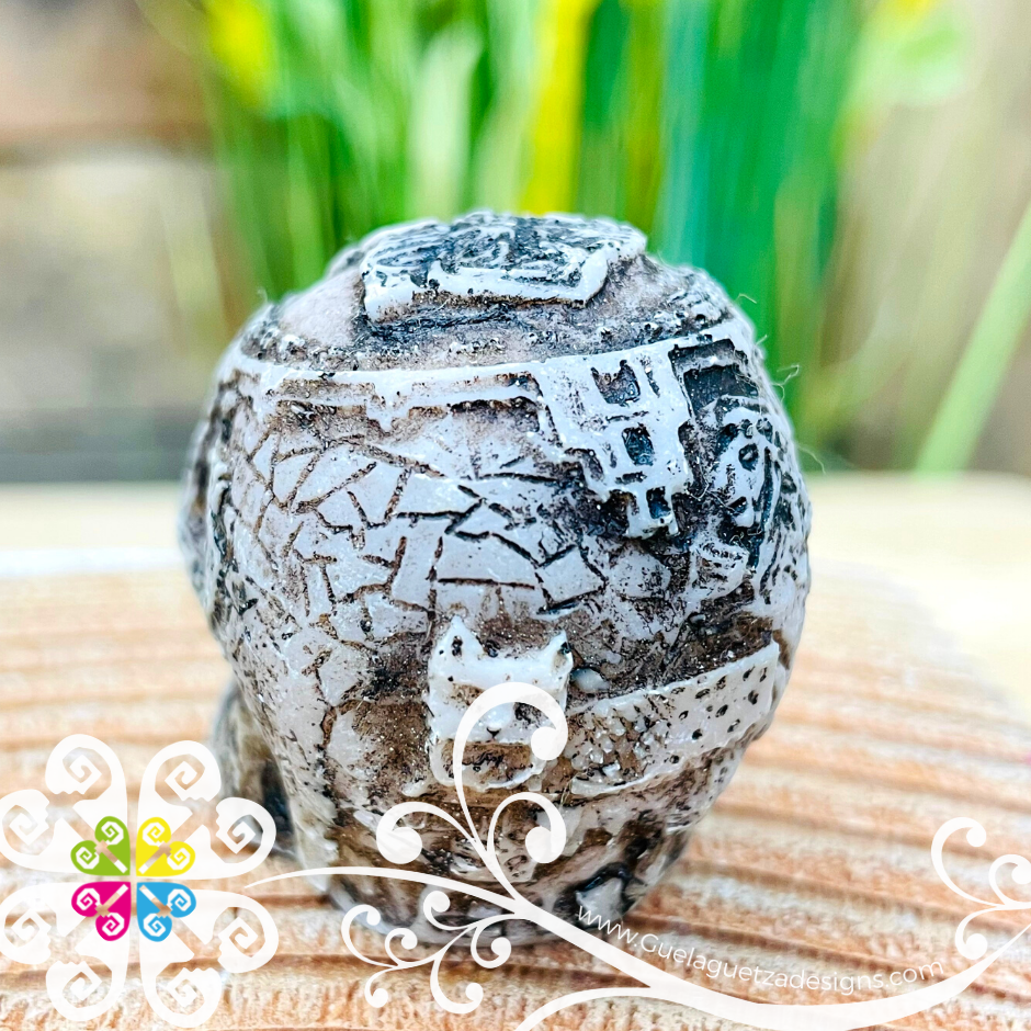 Extra Mini Maya- Artisan Day of Dead Resin Head