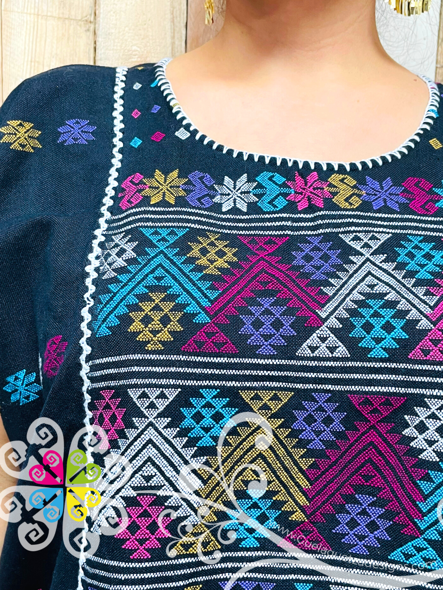 Huipil Amuzgo Multicolor - Fino Dress