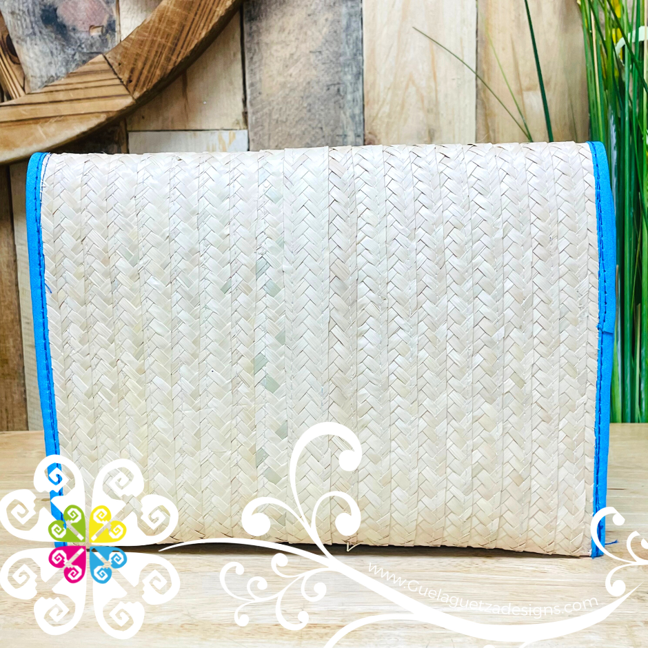 Medium Embroidered Cartera Senilla - Palm Wallet