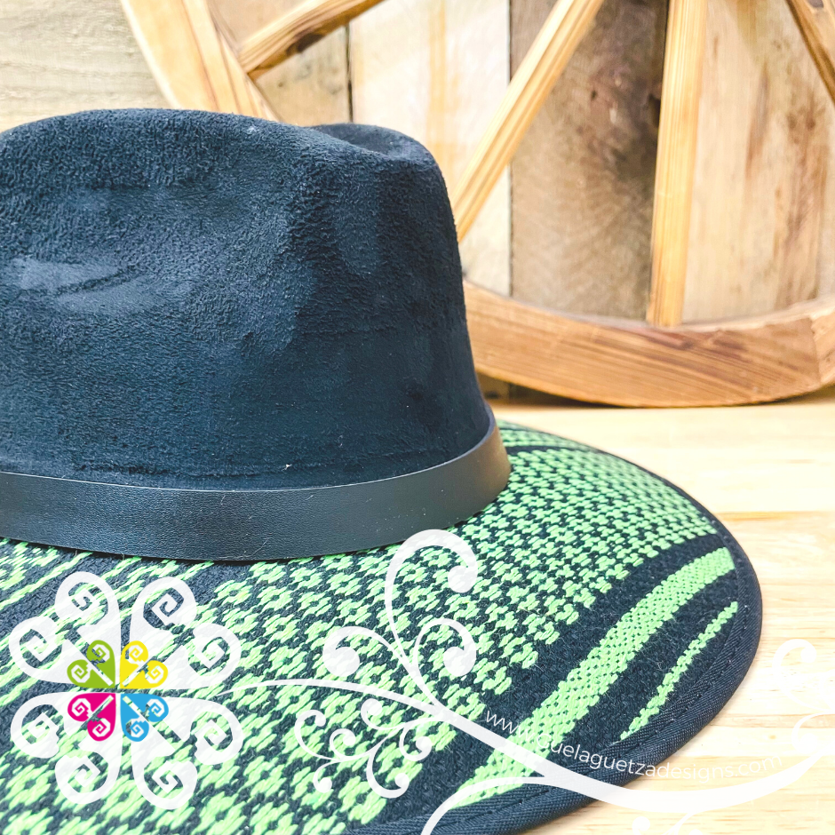 Black/GreenPedal Loom Hat- Fall Hat