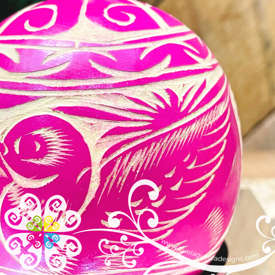 Set of Hand Carved Ornaments - Jicara Ornaments