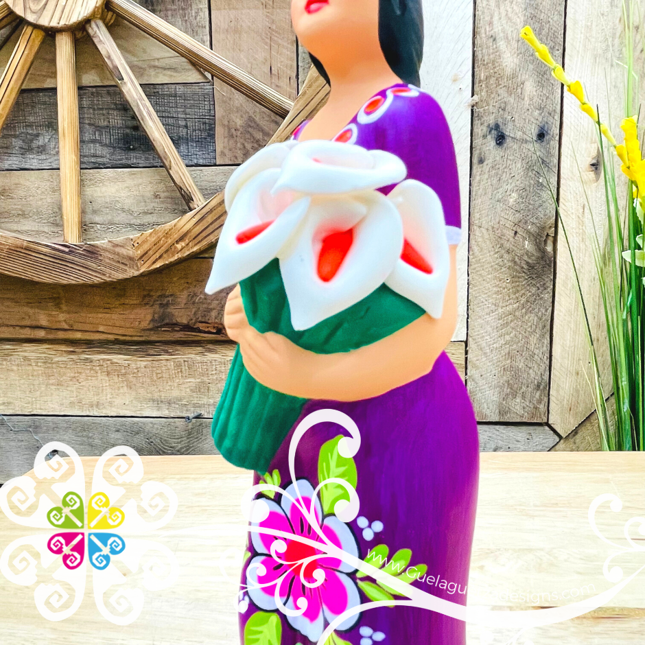 Small Maria Michoacana Doll - Ceramic Statue