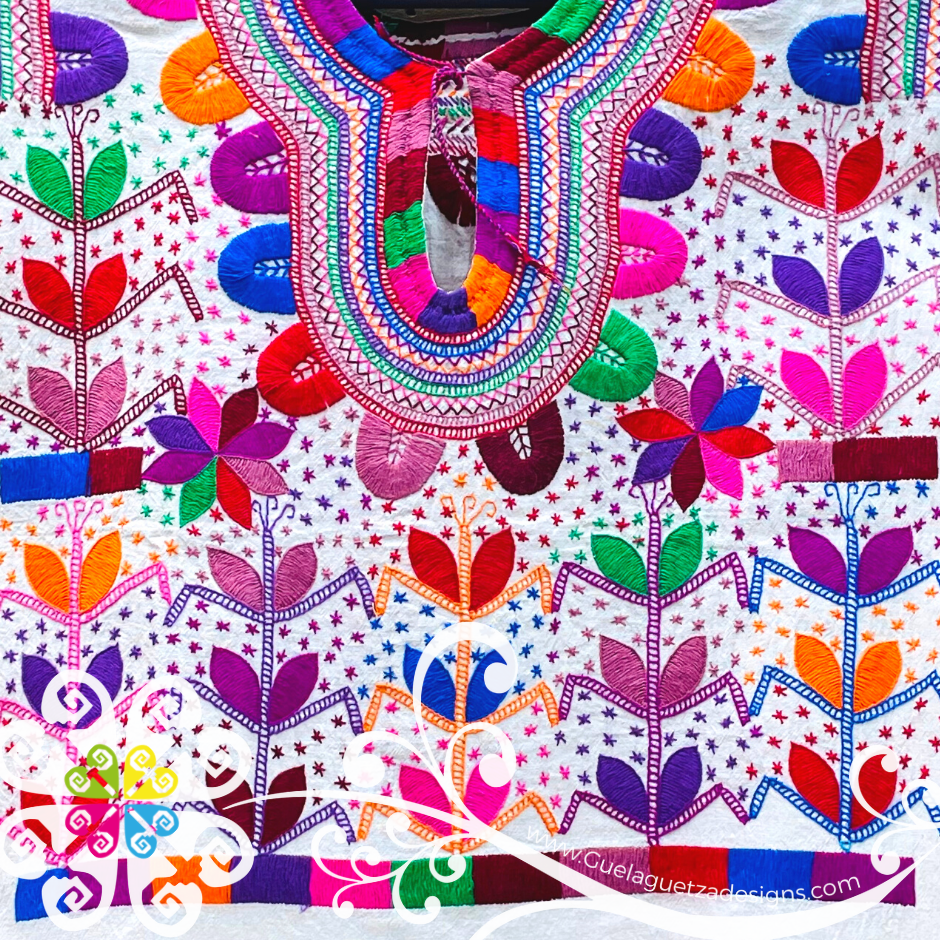 Small Milpa Embroider Top - Blusa Bordada