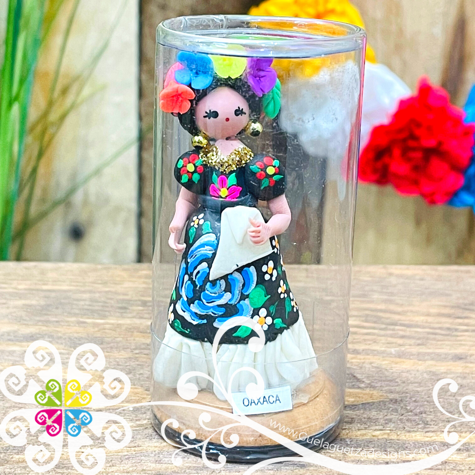 20- Oaxaca Little Doll Figurine - Fondant Doll