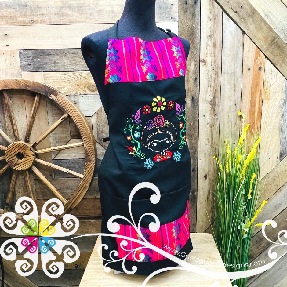 Frida Embroider Apron - Mandil