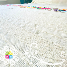 Full Size - Pedal Loom Bed Cover with Otomi Runner