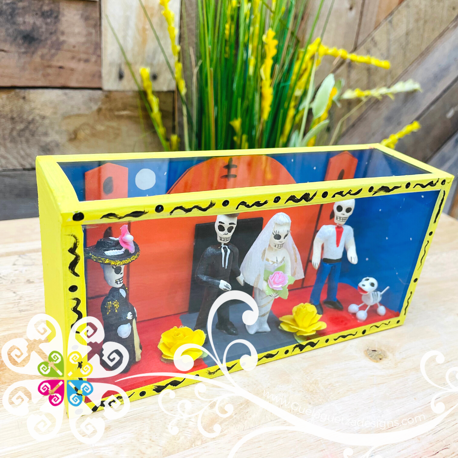 Yellow Long Box Decor - Cajita Decorativa Barro Cocido