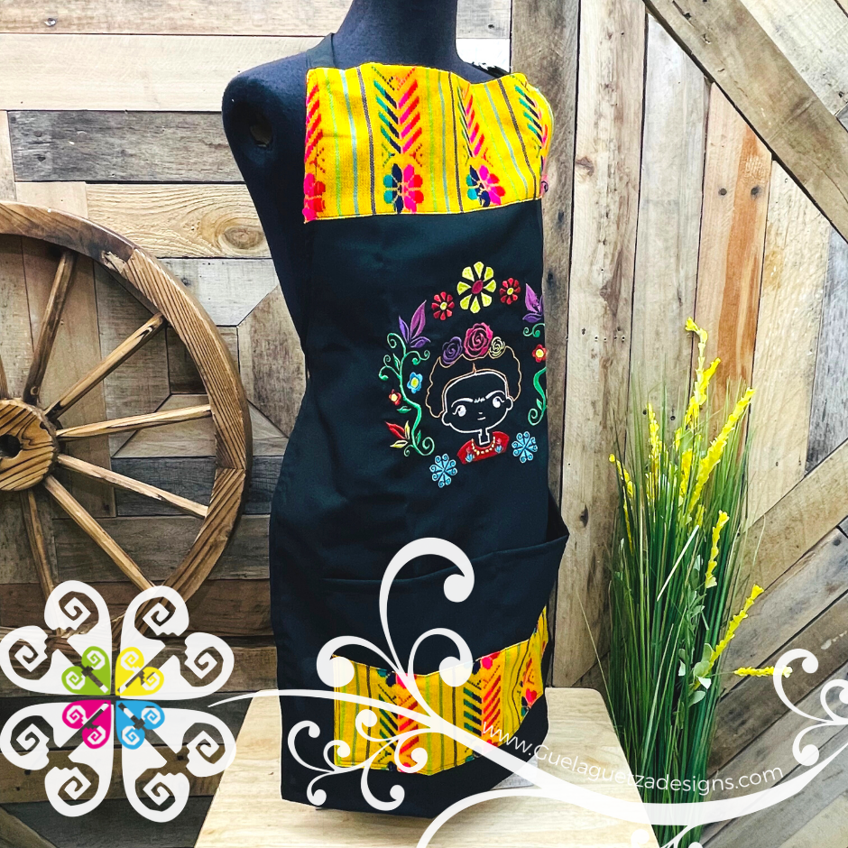 Frida Embroider Apron - Mandil