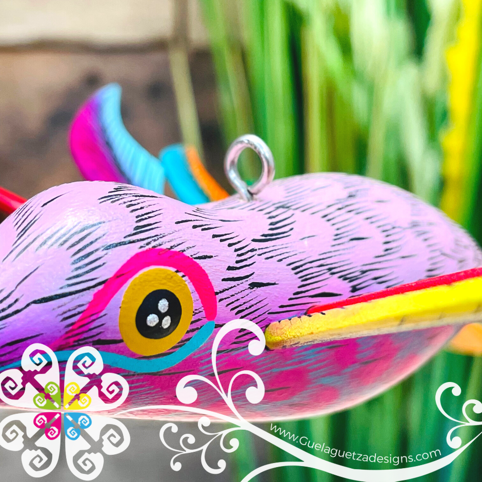 Large Hummingbird Alebrije- Handcarve Wood Decoration Figure
