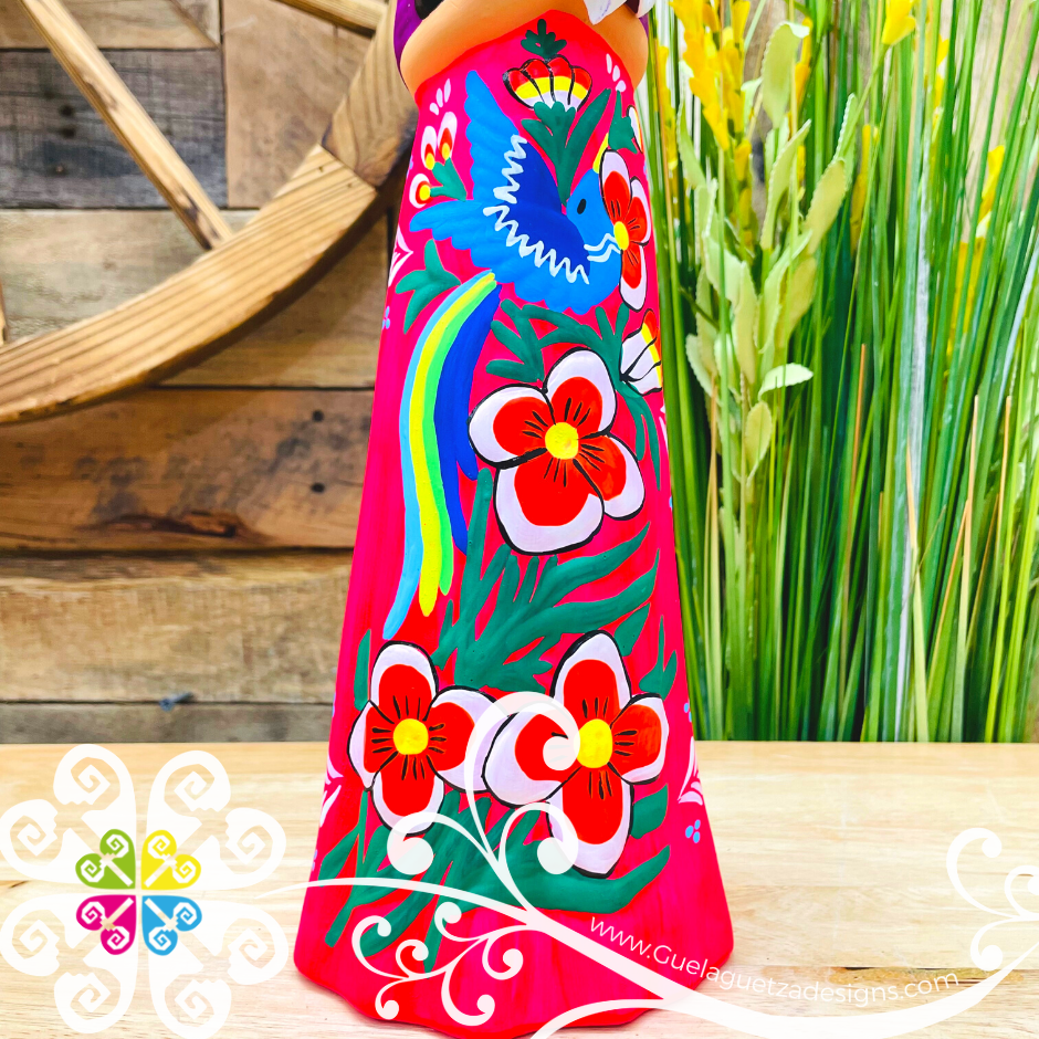 Large Michoacana Doll - Ceramic Statue