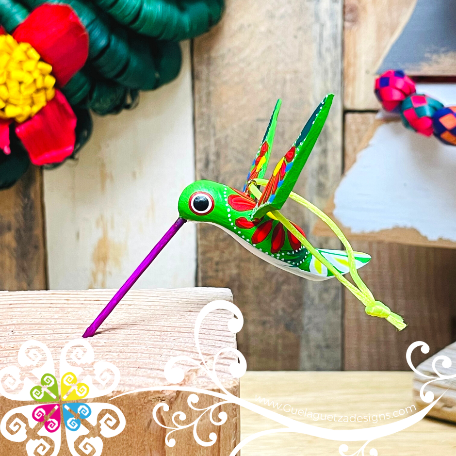 Hummingbird Alebrije - Christmas Mexican Ornament