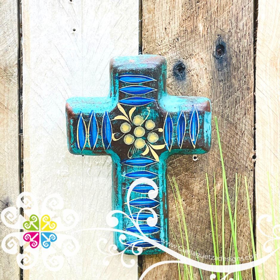 Hand Painted Cross - Cruz Pintada