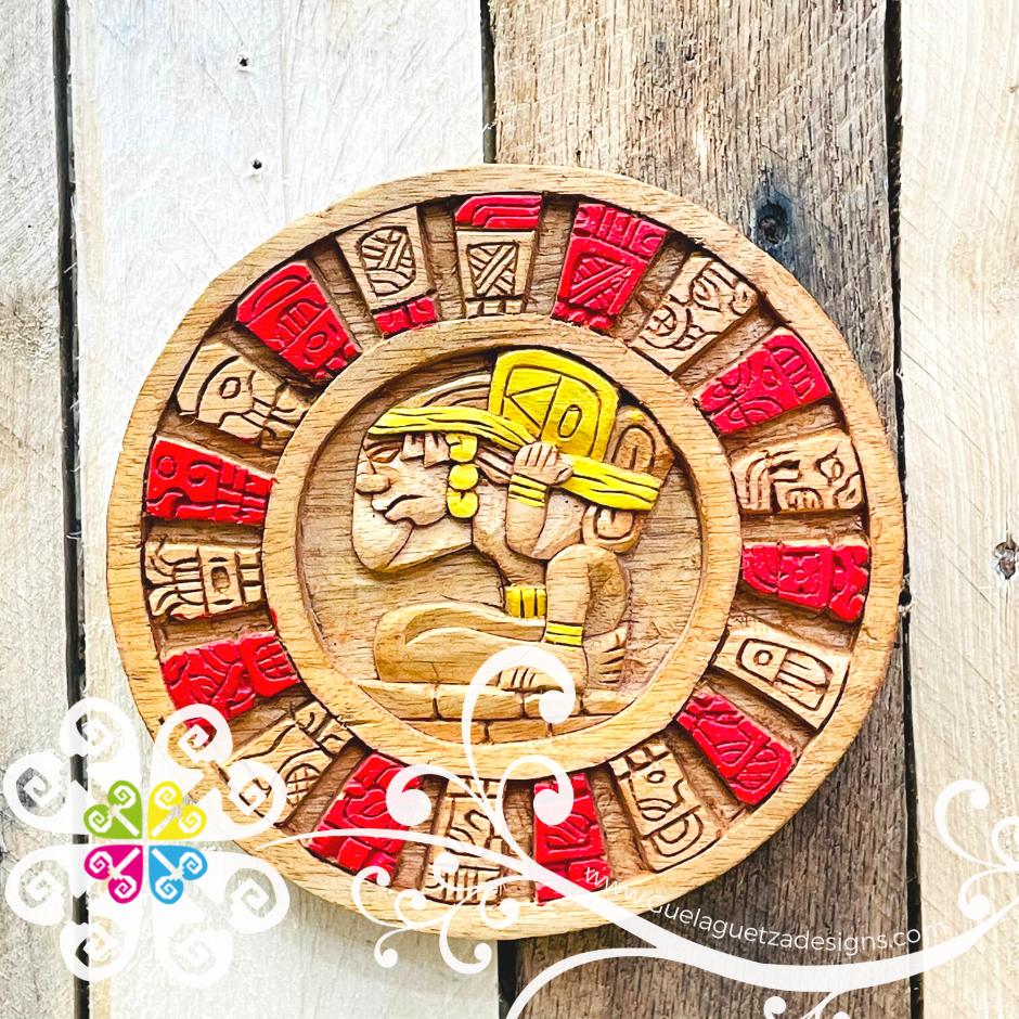 Small Hand Carve Mexican Calendars