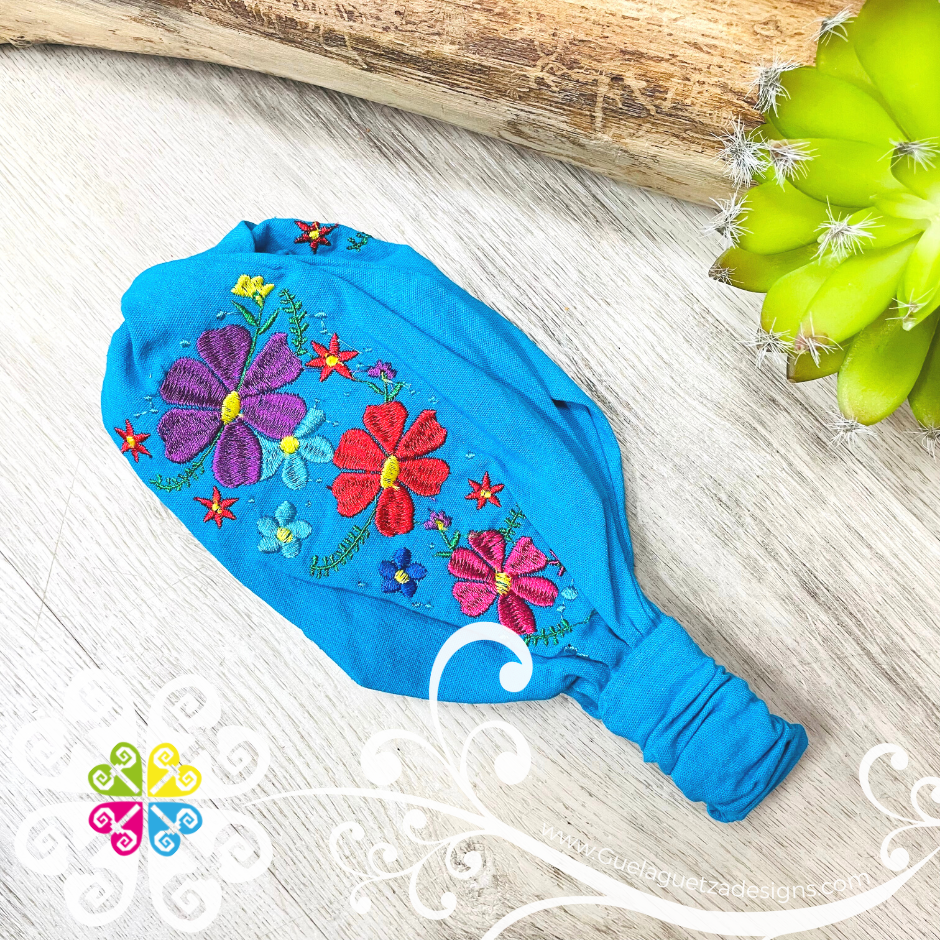 Floral Embroider Headwrap