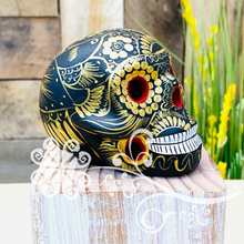 Small Solid Color Hand Painted Sugar Skull  - Calaverita Guerrero