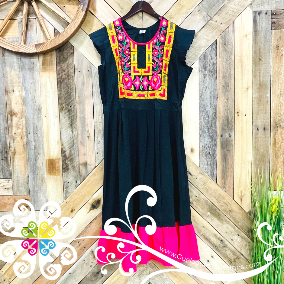 Small Tehuana Linda - Women Party Dress