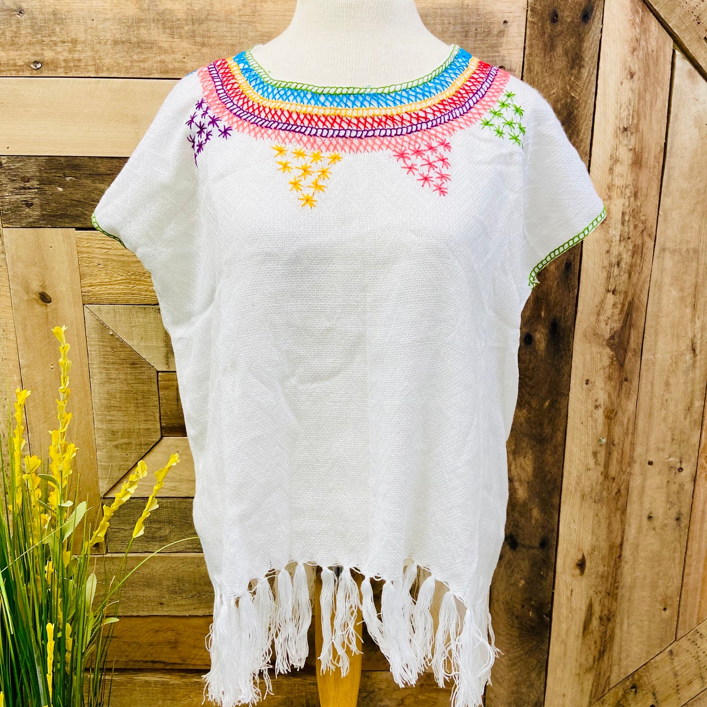 Large Women Embroider Top de Chal