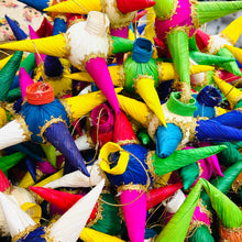 Set of Corn Husk Piñata - Mexican Ornament