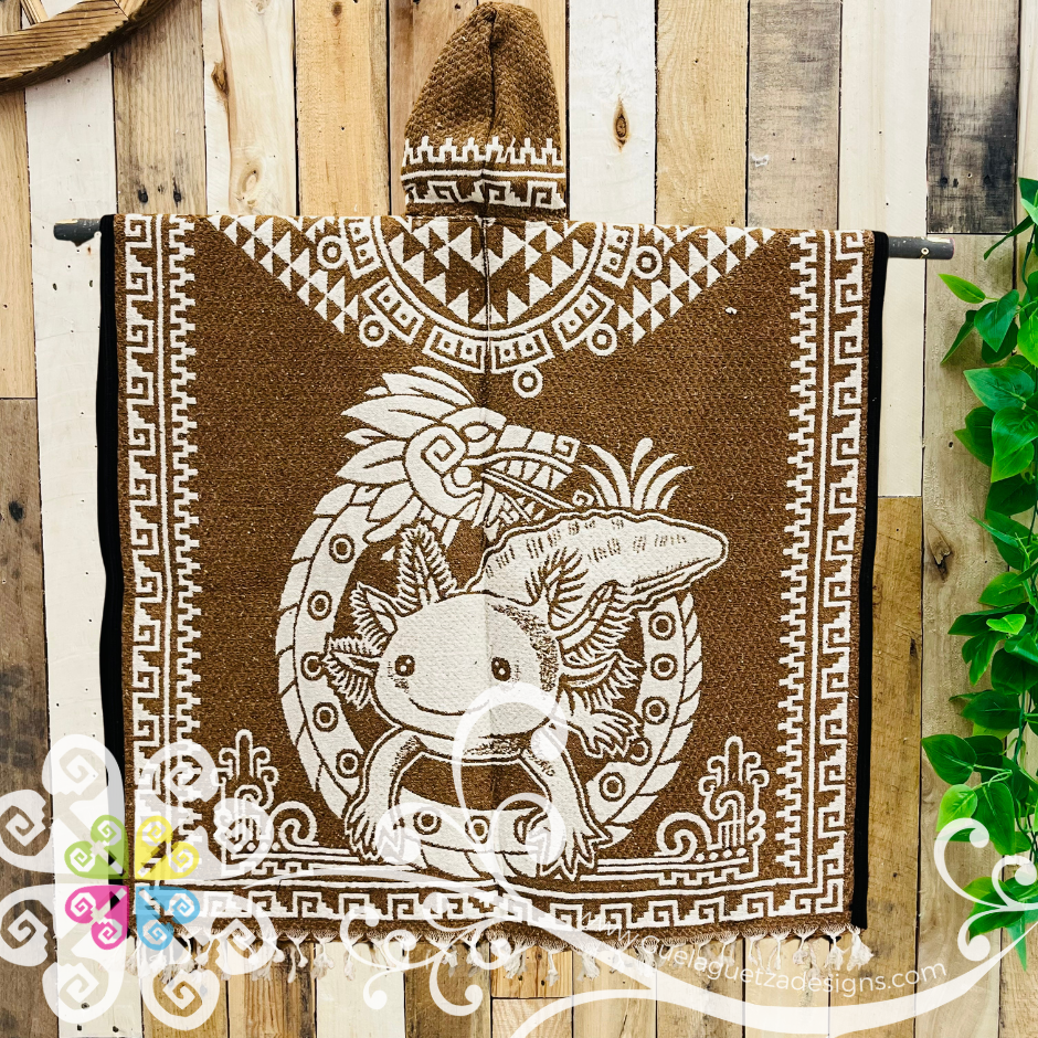 Colibri / Axolotl Gaban - Men Poncho with Hoodie