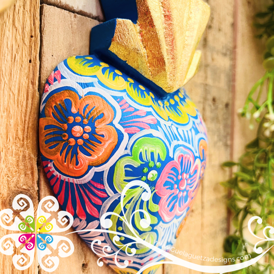 Medium Corazón Pintado - Wall Decor