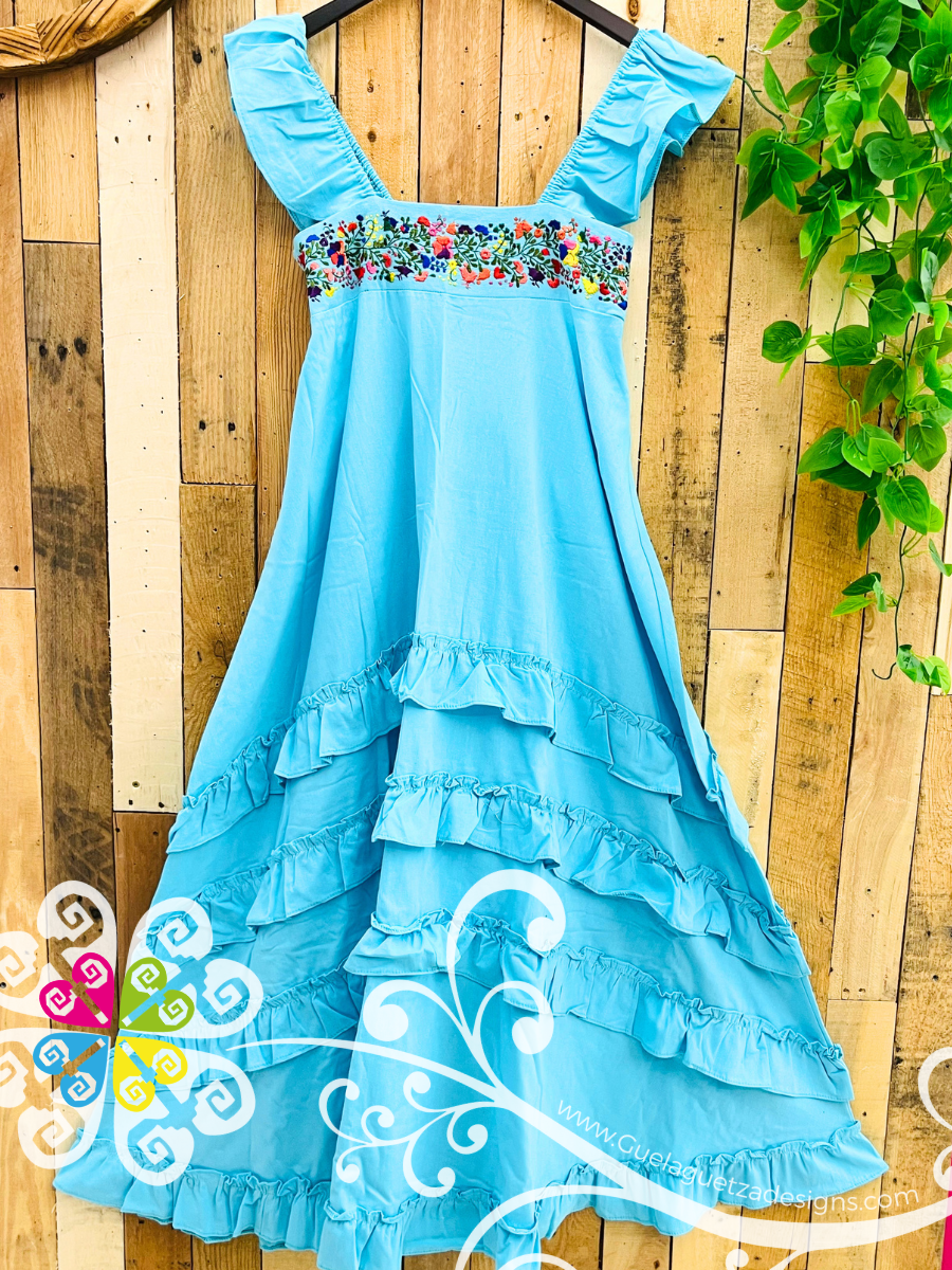 Mariola Maxi Dress - Embroider Women Dress