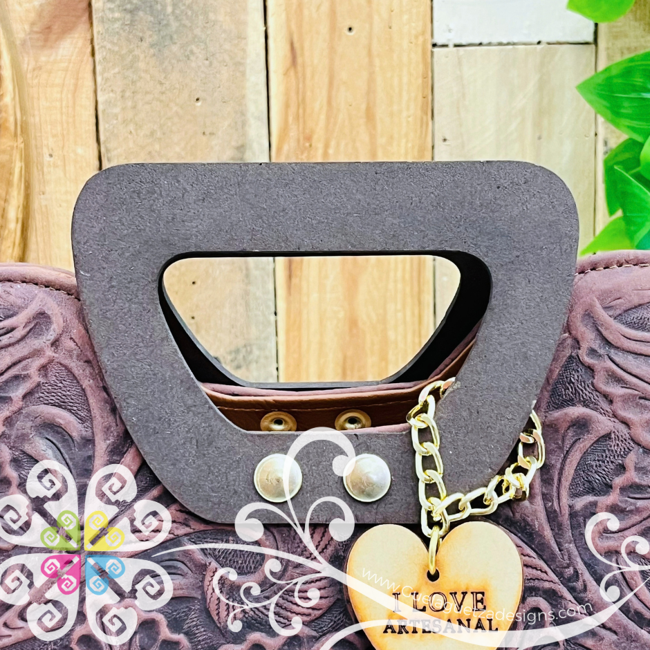 Erika Leather Purse - Bolsa de piel