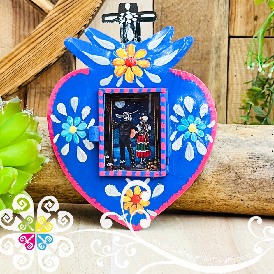 Medium Day of the Dead Nicho Frame - Hojalata San Miguel Collection