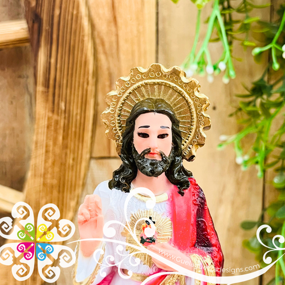 Mini Small Sagrado Corazon de Jesus Statue - Religious Statue