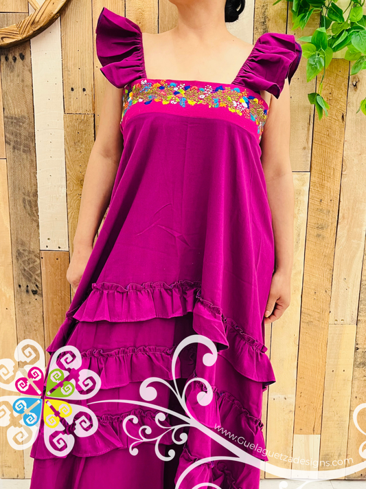 Mariola Maxi Dress - Embroider Women Dress