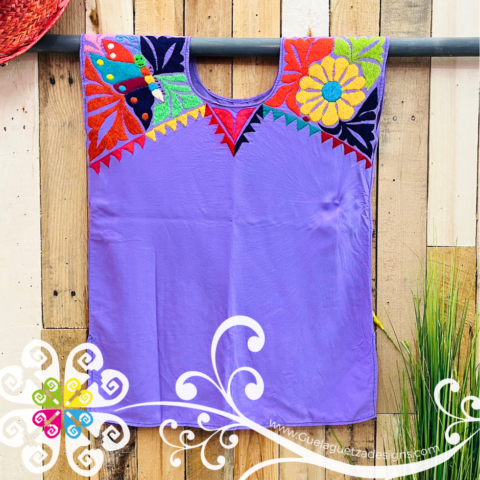 Pajaros Embroider Top - Blusa Sencilla