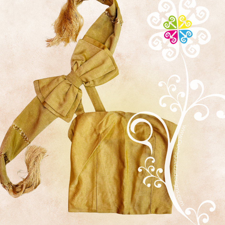 Extra Small Amaia Rebozo Articela Silk Bow Top - Women Tops
