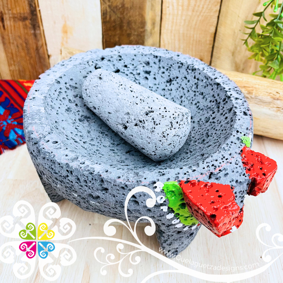 Medium Porki Molcajete - Molcajete Piedra