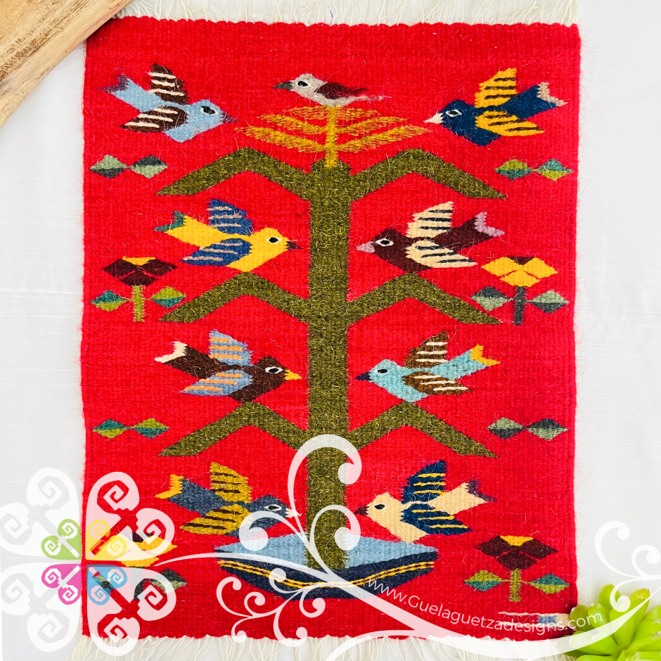 Arbol de la Vida Small Rug - 40 x 50 cm Teotitlan Collection
