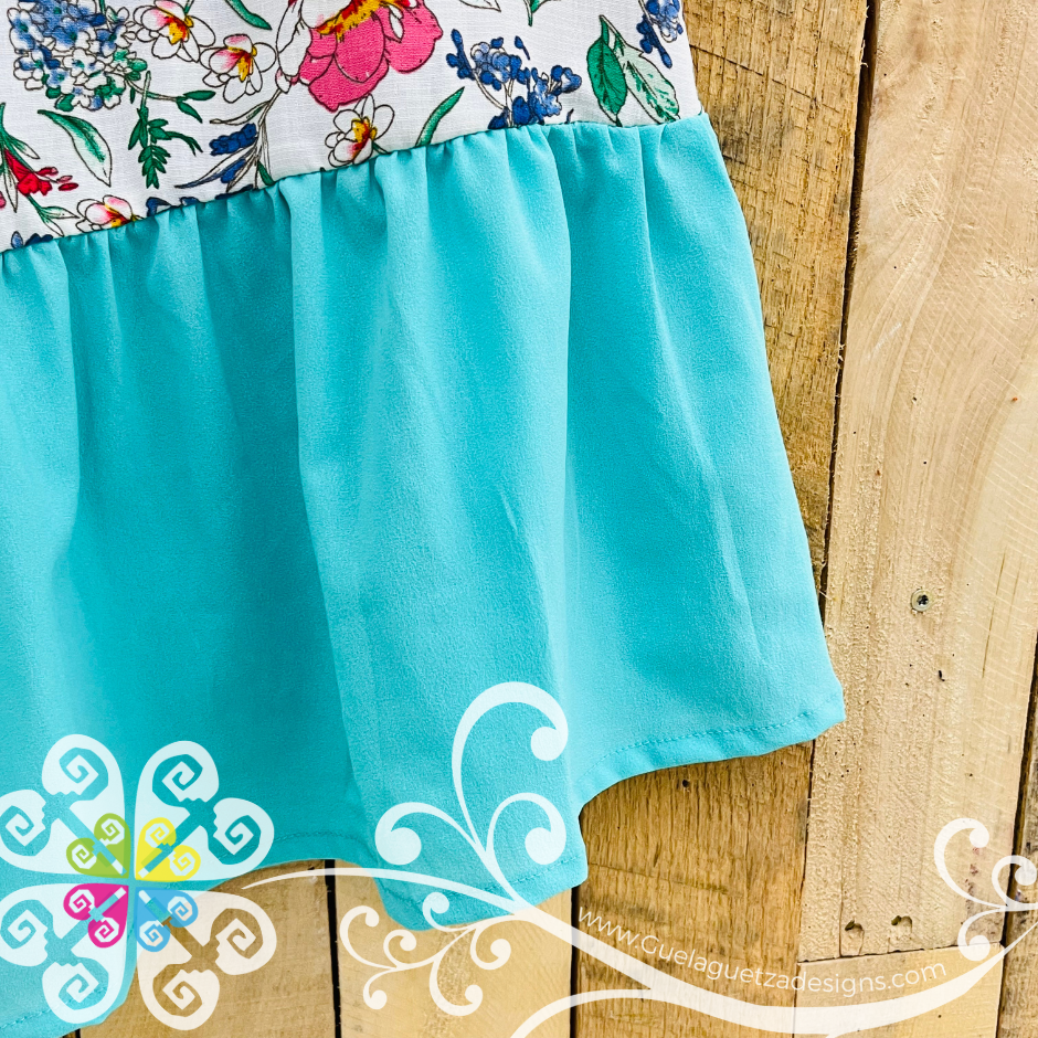 Small Bata Primaveral - Embroider Women Dress
