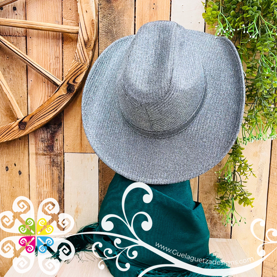 Silver Glitter Cowboy Hat - Unisex Hat