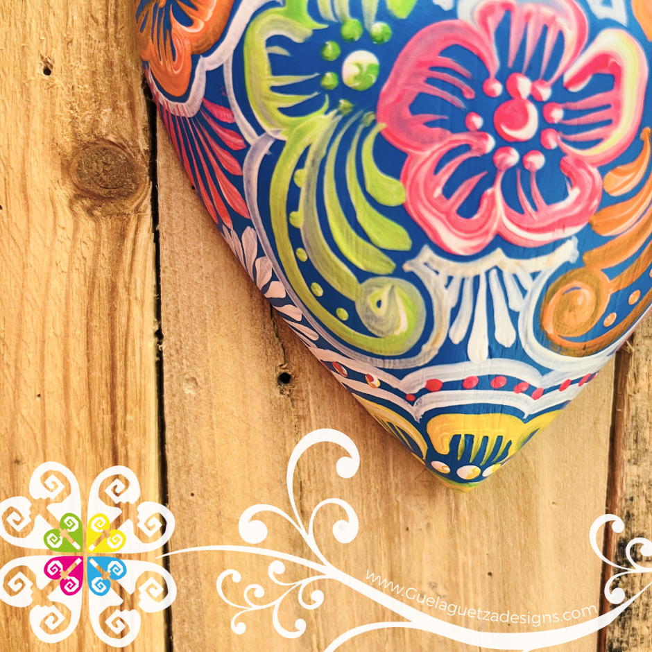 Medium Corazón Pintado - Wall Decor