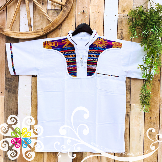 White Boliche Jareta Shirt - Men Shirt