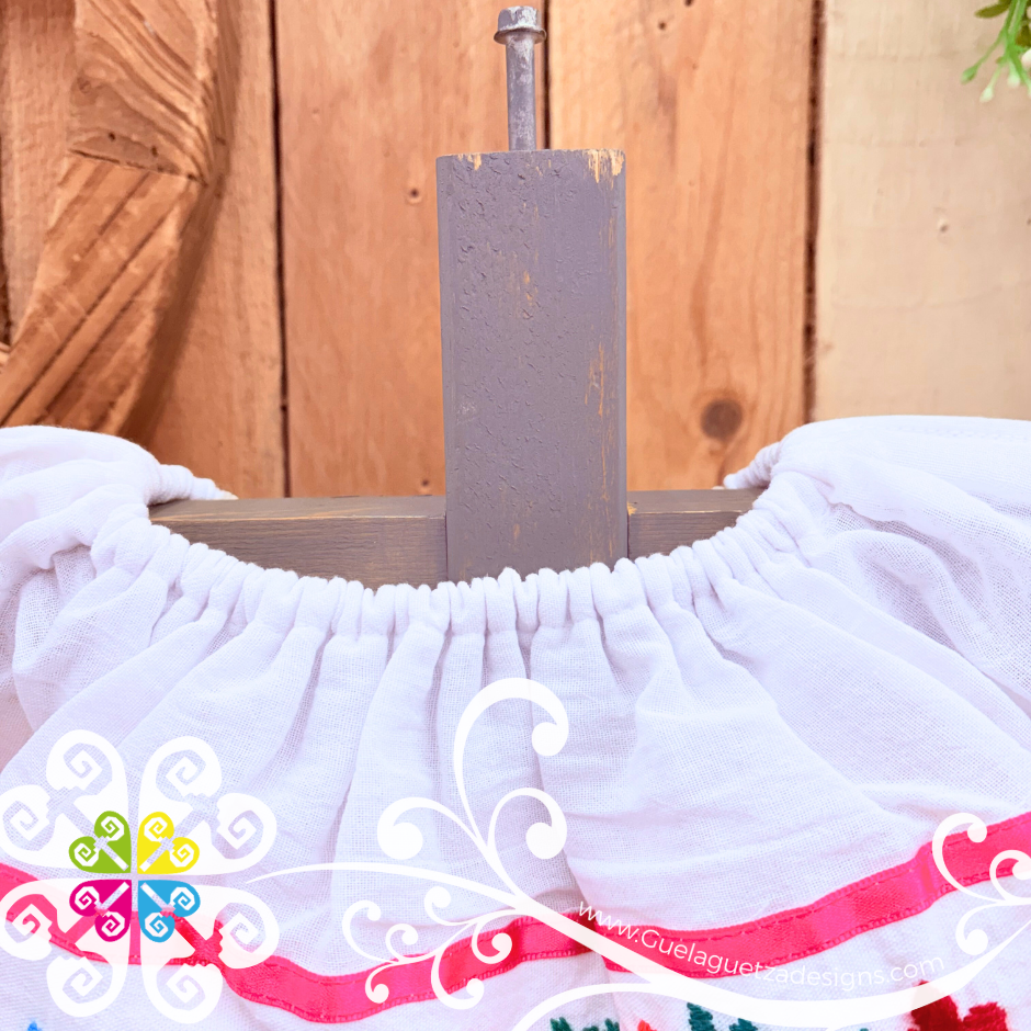 Fuchsia Estambre Campesino Children Dress