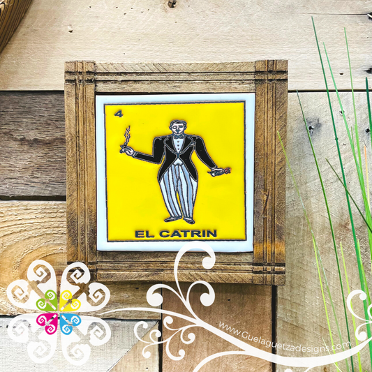 El Catrin - LoteriaMX Wall Art