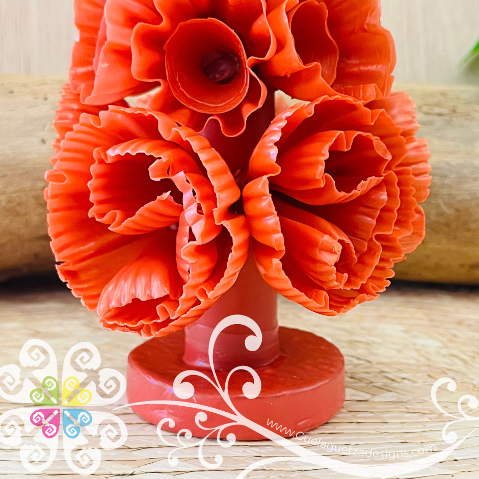 Large Terracota Vela Escamada Banderilla Elegancia Artesanal- Artisan Candles Vedesa