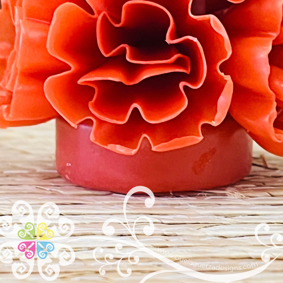Mini Terracotta Vela Escamada Elegancia Artesanal- Artisan Candles Vedesa
