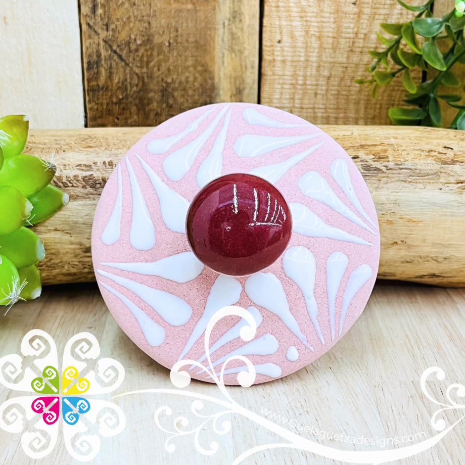 Pink Espiga Sugar Bowl